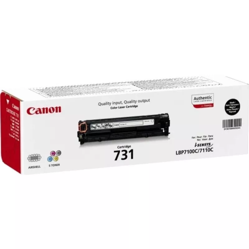 Canon CRG 731 (6272B002) cartucho de tóner, negro