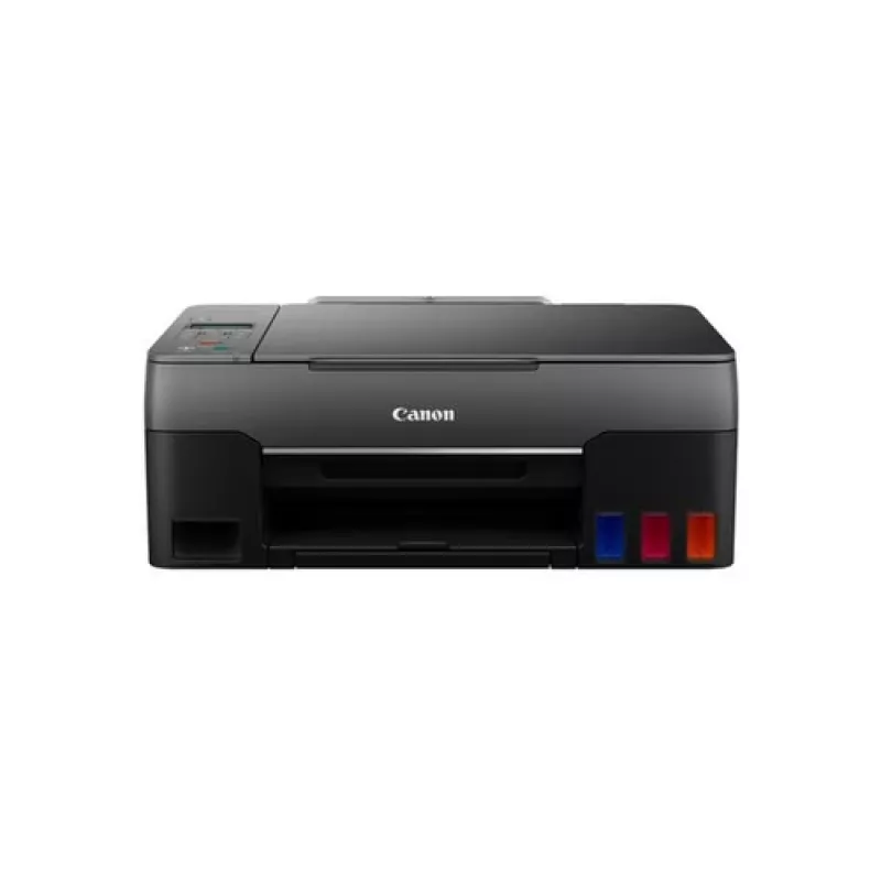 Canon PIXMA G2560 Impresora multifunción de inyección de tinta en color con depósitos de tinta rellenables, imprimir copiar escanear, A4, USB