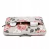 Canvaslife Funda para portátil de 13-14 pulgadas - blanca y rosa