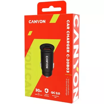 Ratón óptico inalámbrico Canyon C-20B03, negro, 800/1200/1600 DPI, receptor nano USB
