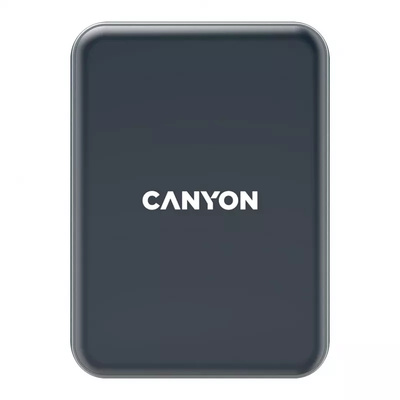 CANYON CH-15 Soporte para coche y cargador inalámbrico MegaFix, 15W, USB-C, negro