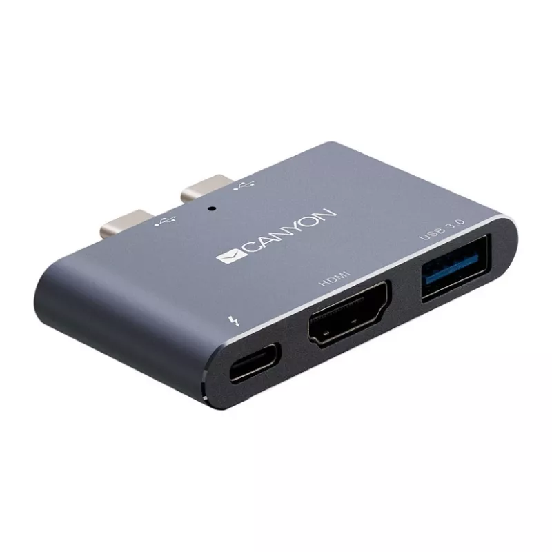 CANYON DS-1 Hub Thunderbolt 3 3 en 1 Space Grey