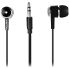 CANYON EPM-01 Auricular in-ear con cable y micrófono, cable de 1,2 m, negro