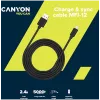 CANYON MFI-12 Cable USB-A a Lightning de 2 m blanco