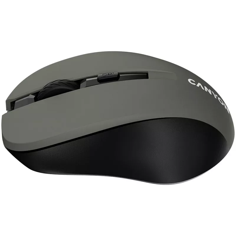 CANYON MW-1 ratón óptico inalámbrico - 2,4 GHz, 1600 DPI, gris
