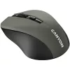CANYON MW-1 ratón óptico inalámbrico - 2,4 GHz, 1600 DPI, gris