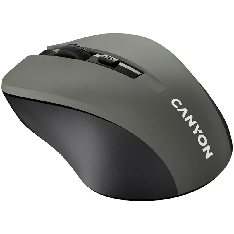 CANYON MW-1 ratón óptico inalámbrico - 2,4 GHz, 1600 DPI, gris