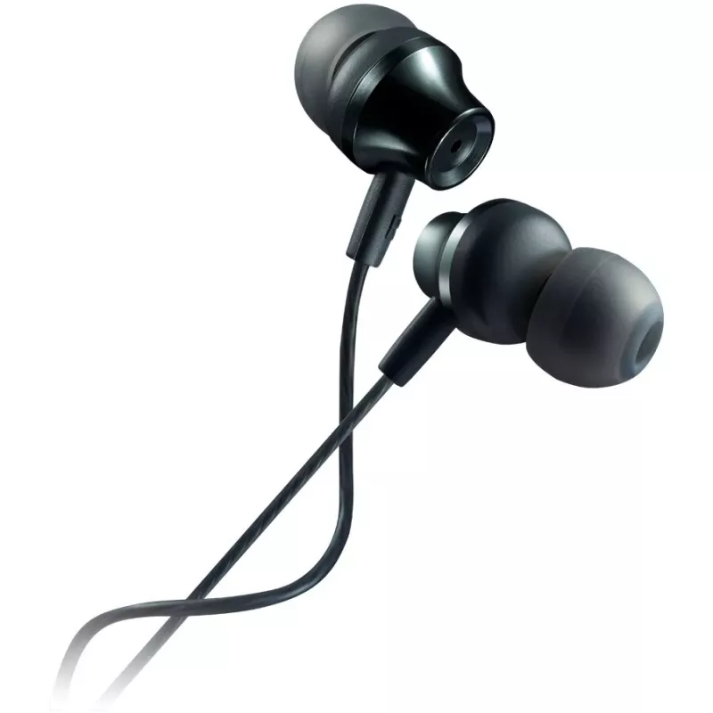 Auriculares estéreo con micrófono Canyon SEP-3, carcasa metálica, gris oscuro