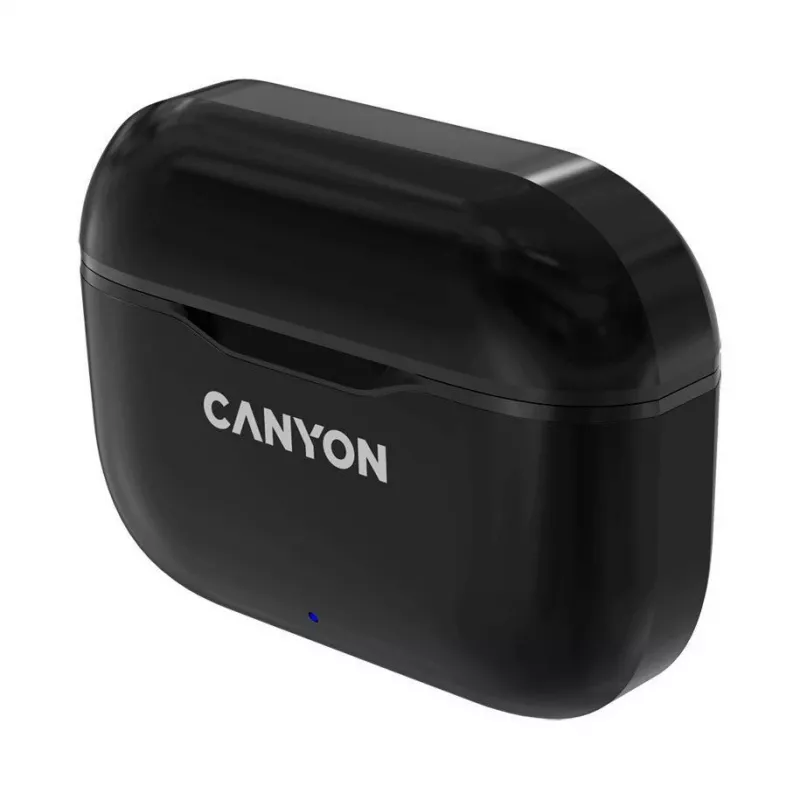 Auriculares Bluetooth True Wireless Canyon TWS-3 con estuche de carga, negro