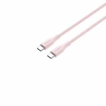 CANYON Cable USB-C a USB-C 60W 1m Silicona Rosa arena