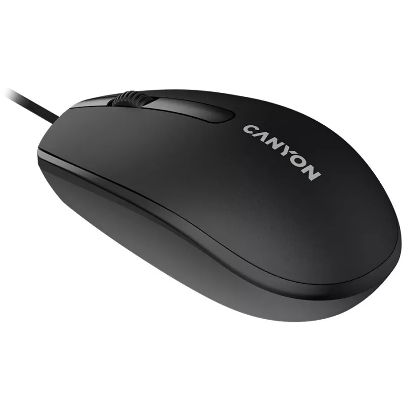 Canyon Ratón con cable M-10 con 3 botones Negro