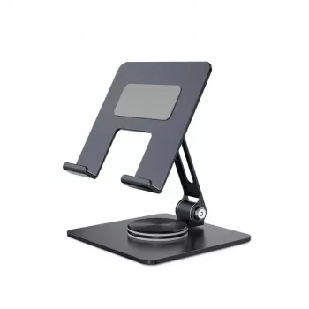 Capture Soporte para tablet plegable y giratorio 360 grados, negro (CA-TAB1-STAND)