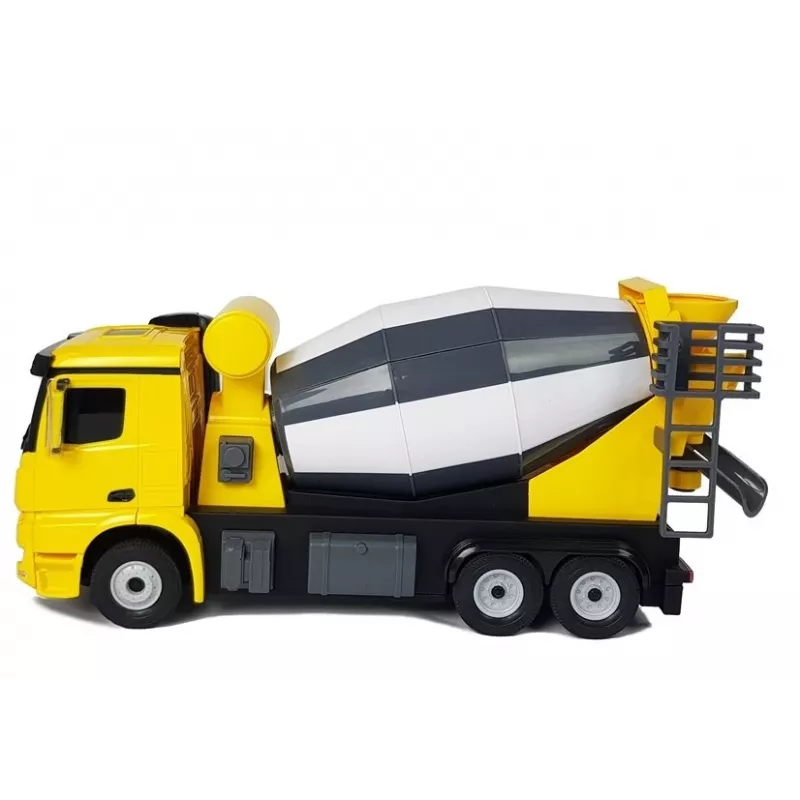 Coche R/C Mercedes-Benz Arocs Rastar 1:14 amarillo