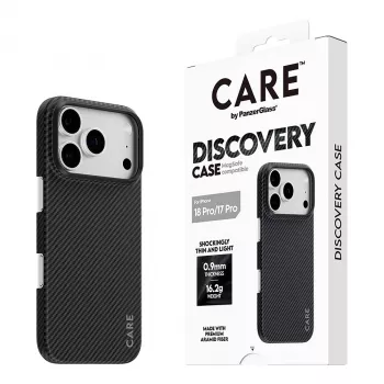 CARE by PanzerGlass Discovery funda con MagSafe para iPhone 17 Pro – Transparente