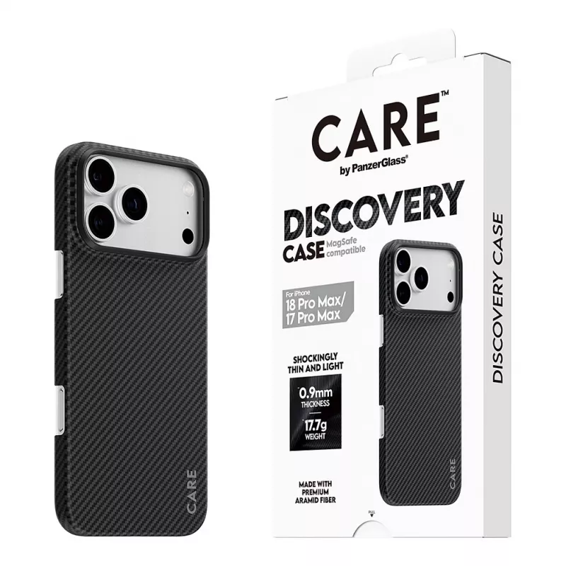 CARE by PanzerGlass Discovery funda con MagSafe para iPhone 17 Pro Max - Transparente