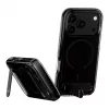 CARE by PanzerGlass Kickstand funda Smokey con negro MagSafe para iPhone 17 Pro Max
