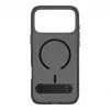 CARE by PanzerGlass Kickstand funda Smokey con negro MagSafe para iPhone 17 Pro Max