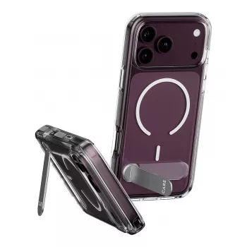 CARE by PanzerGlass Kickstand funda transparente con MagSafe blanco para iPhone 17 Pro