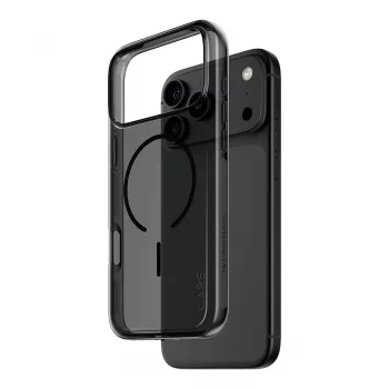 CARE by PanzerGlass funda Smokey con MagSafe negro para iPhone 17 Pro Max