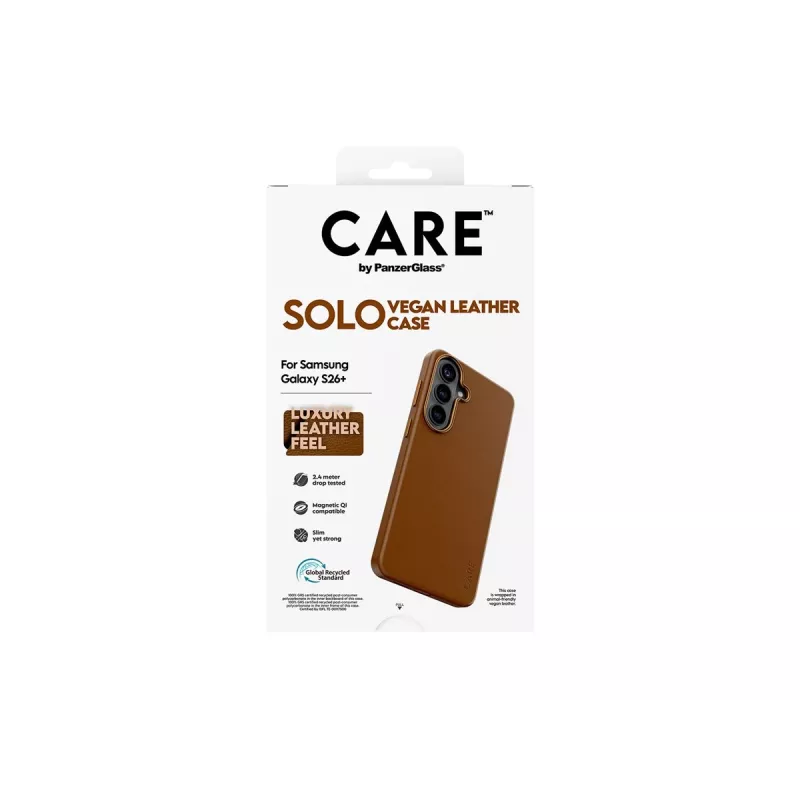 CARE by PanzerGlass Solo Case para Samsung Galaxy S26 Plus - Marrón