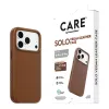 CARE by PanzerGlass Solo funda de piel vegana marrón con MagSafe para iPhone 17 Pro