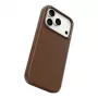 CARE by PanzerGlass Solo funda de piel vegana marrón con MagSafe para iPhone 17 Pro