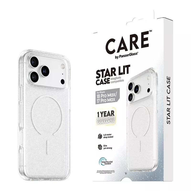 CARE by PanzerGlass Star Lit funda con MagSafe para iPhone 17 Pro Max