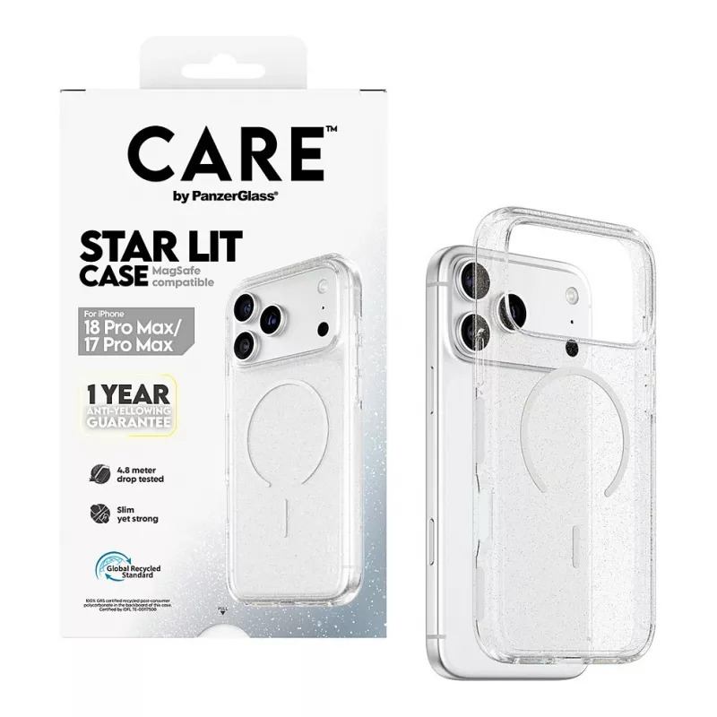 CARE by PanzerGlass Star Lit funda con MagSafe para iPhone 17 Pro Max