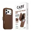 CARE by PanzerGlass Tango funda cartera 2 en 1 marrón con MagSafe para iPhone 17 Pro