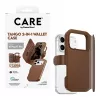 CARE by PanzerGlass Tango funda cartera 2 en 1 marrón con MagSafe para iPhone 17 Pro