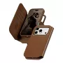 CARE by PanzerGlass Tango funda cartera 2 en 1 marrón con MagSafe para iPhone 17 Pro