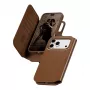 CARE by PanzerGlass Tango funda cartera 2 en 1 marrón con MagSafe para iPhone 17 Pro Max