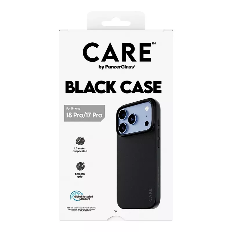 CARE by PanzerGlass funda TPU negra iPhone 17 Pro