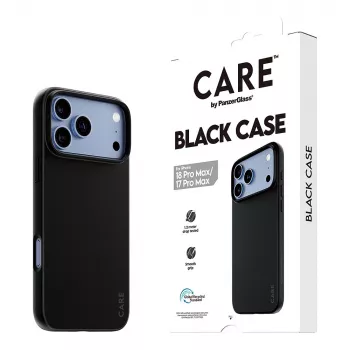 CARE by PanzerGlass funda TPU para iPhone 17 Pro Max – negra