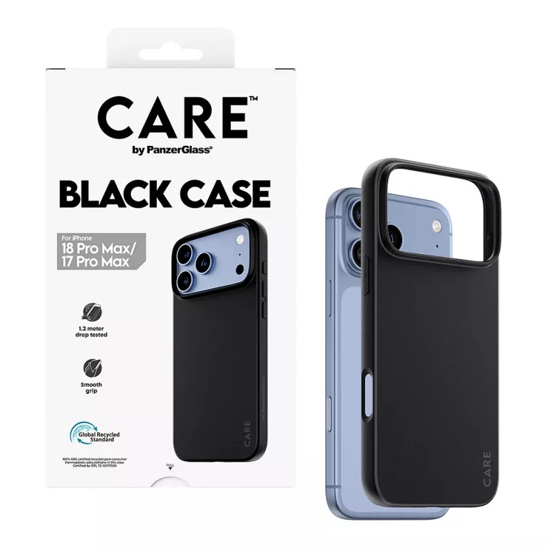 CARE by PanzerGlass funda TPU para iPhone 17 Pro Max – negra