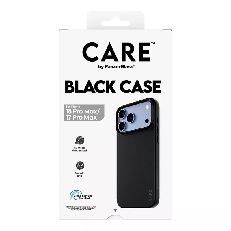 CARE by PanzerGlass funda TPU para iPhone 17 Pro Max – negra