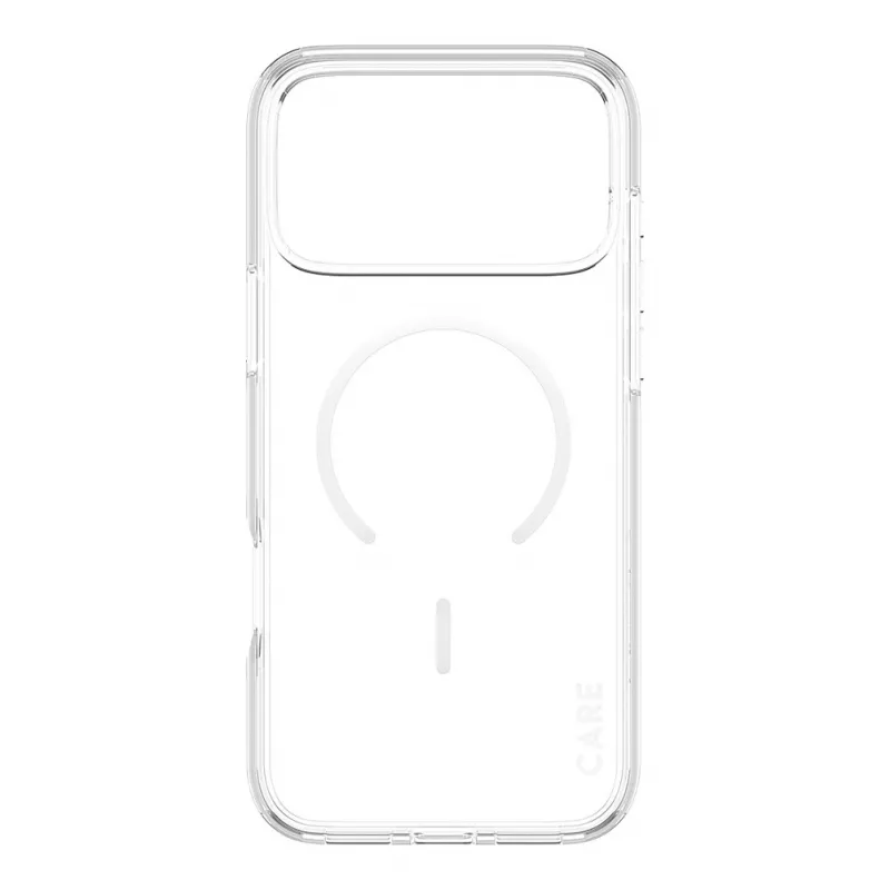 CARE by PanzerGlass Urban Explorer funda transparente con MagSafe blanco para iPhone 17 Pro Max