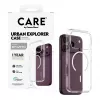 CARE by PanzerGlass Urban Explorer funda transparente con anillo MagSafe blanco para iPhone 17 Pro