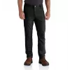 Carhartt Rigby Straight Fit pantalón negro 32x30 - pantalón de trabajo de canvas elástico