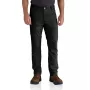 Carhartt Rigby Straight Fit pantalón negro 32x30 - pantalón de trabajo de canvas elástico