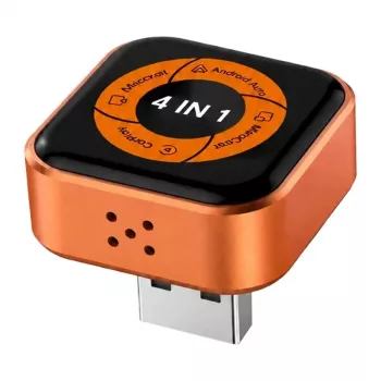 CARLINKIT Mini Ultra 6 adaptador inalámbrico para CarPlay y Android Auto - negro