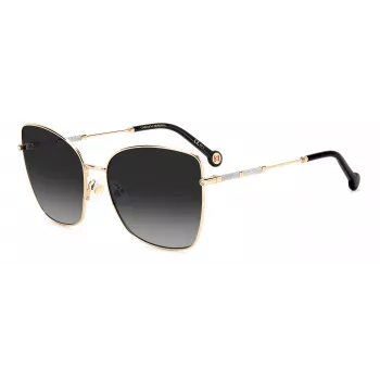 CAROLINA HERRERA HER0133S000 gafas de sol mujer - montura de acetato negra, lentes grises degradadas, 59 mm
