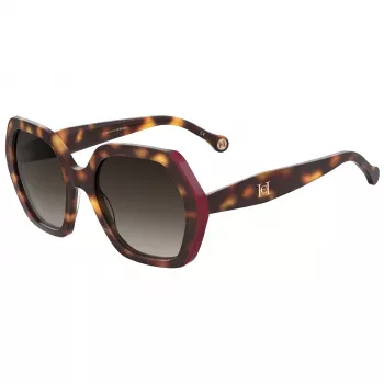 CAROLINA HERRERA HER0181SO63 Mujer Gafas de sol butterfly Havana marrón degradado 55mm