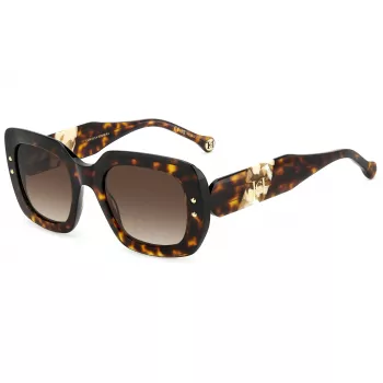 Carolina Herrera HER0186SC9K Mujer Gafas de sol - Montura geométrica de acetato - Lente de 52mm - UV400