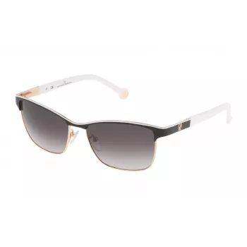 Carolina Herrera SHE069560NP1 Gafas de sol de mujer montura de acetato Havanna lentes marrones degradadas 56 mm