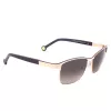 CAROLINA HERRERA Gafas de sol de mujer SHE069560SL3 - Montura de acetato habana, lentes degradadas marrones, 56 mm