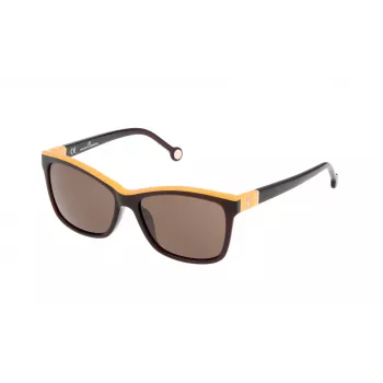 CAROLINA HERRERA SHE598550958 mujer gafas de sol mariposa ojo de gato Havana carey marrón degradado 55mm