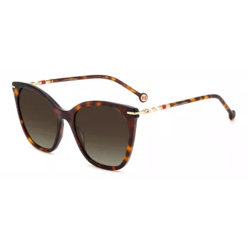 Carolina Herrera Gafas de sol de mujer HER0091S05L Cat Eye acetato negro gris degradado 56/20/145 mm