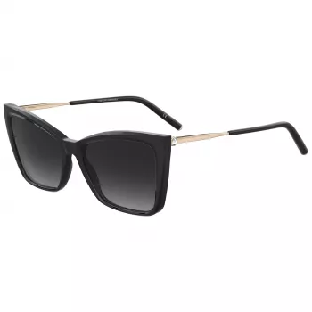 CAROLINA HERRERA Gafas de sol de mujer HER0180S2M2 - Montura de acetato havana, lentes marrones degradadas, 57 mm