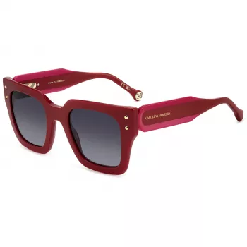 Carolina Herrera Gafas de sol mujer HER0255SC9A - Montura de acetato Havana, lentes degradadas marrones, 51 mm